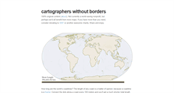 Desktop Screenshot of cartographerswithoutborders.org
