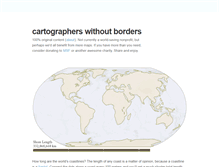 Tablet Screenshot of cartographerswithoutborders.org